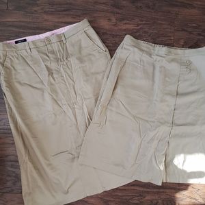 2 Lands End Skirts (Uniforms)
